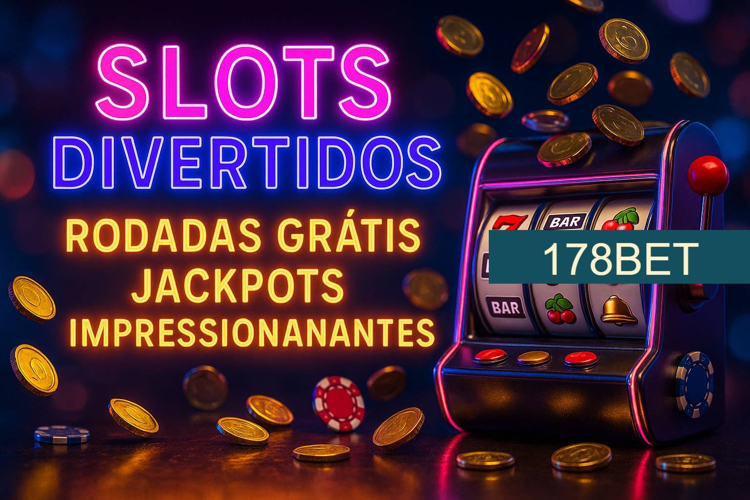 Diversos jogos de caça-níqueis